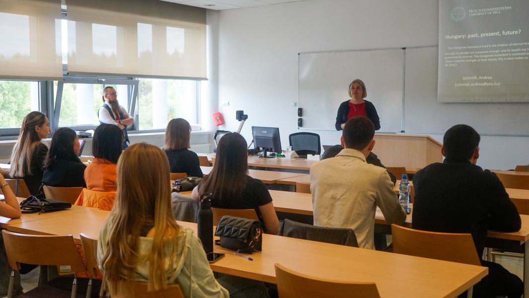 Prof. Andrea Schmidt from University of Pécs 