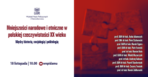 Webinarium: Mniejszości narodowe i etniczne w polskiej rzeczywistości XX wieku