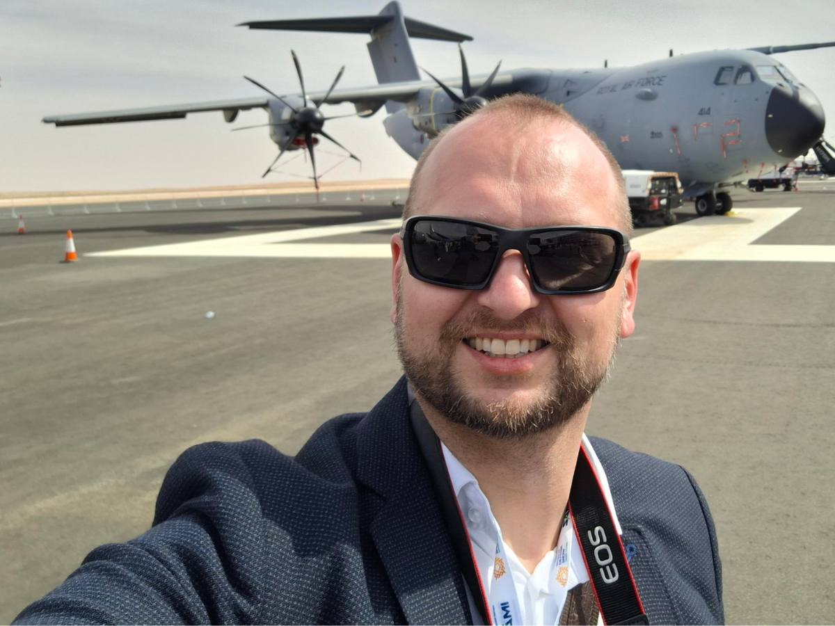 Dr Jacek Raubo na World Defense Show 2026