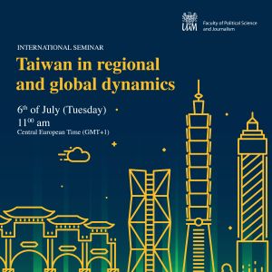 Seminar: Taiwan in regional and global dynamics