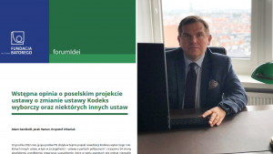 Prof. Krzysztof Urbaniak współautorem ekspertyzy dot. nowelizacji Kodeksu wyborczego 
