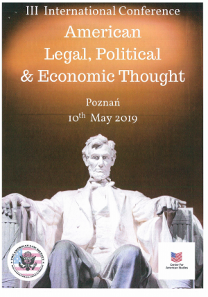 III International Conference American legal, political and economic thought