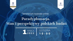 Seminarium naukowe online: Paradyplomacja. Stan i perspektywy polskich badań