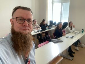 Study visit of Prof. Donaj at the Silesian University in Opava, Czechia