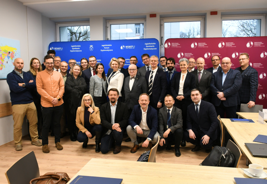 Dr Rafał Wiśniewski na seminarium dot. kierunków polityki polsko-amerykańskiej na UJ