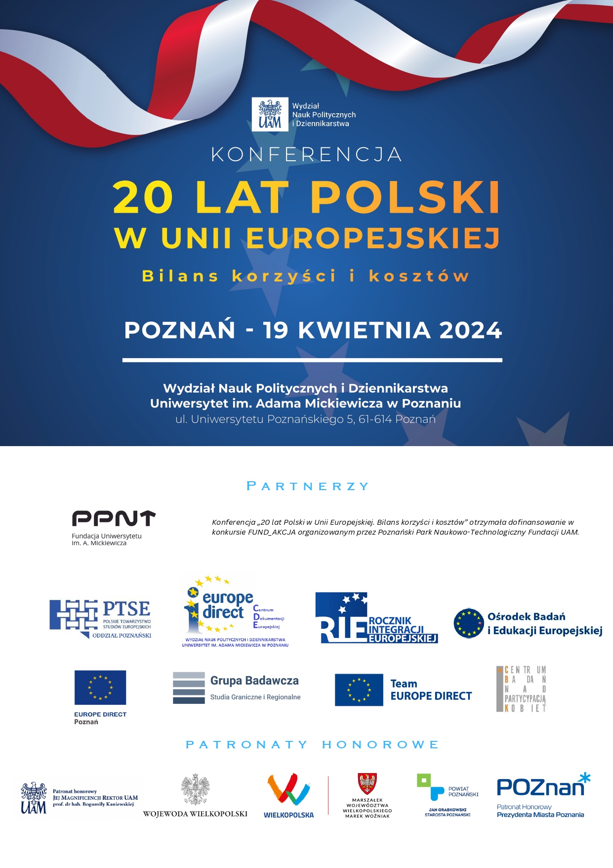 20 lat Polski w Unii Europejskiej. Bilans korzyści i kosztów