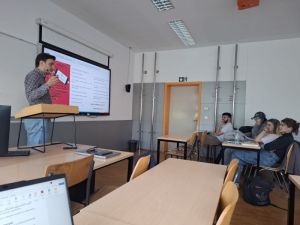 Dr Jakubowski at the University of Zagreb