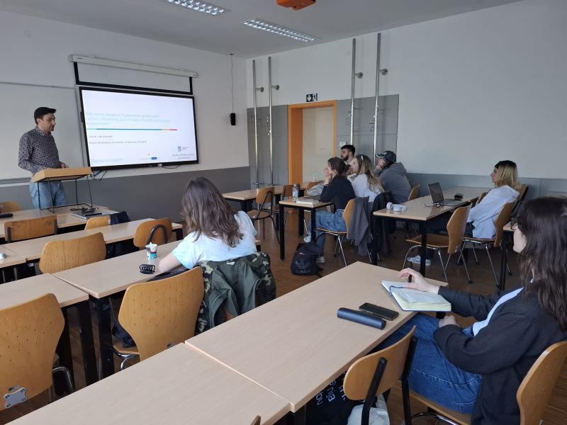 Dr Jakubowski at the University of Zagreb