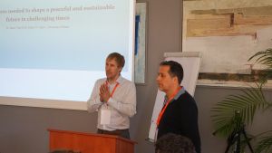 Dr Marc Frick i Dr Adam Hearn