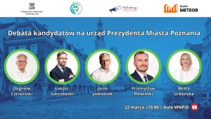 Debata kandydatów na urząd Prezydenta Miasta Poznania