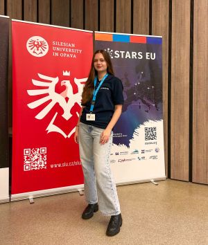 Student Jagoda Szargan at the University of Silesia in Opava