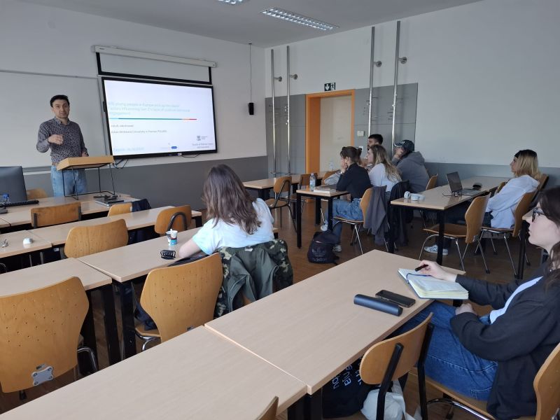 Dr Jakubowski at the University of Zagreb