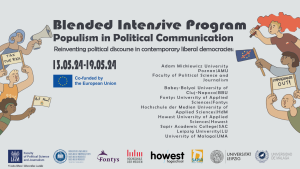 Erasmus + BIP: Populism in Political Communication 2024