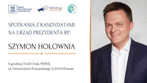 Szymon Hołownia na WNPiD
