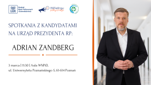 Adrian Zandberg na WNPiD