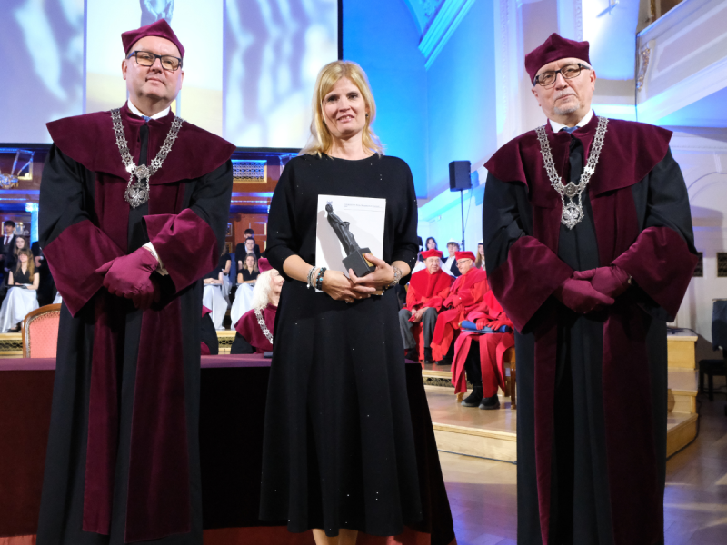 Dr hab. Maria Gołda-Sobczak nagrodzona Praeceptor Laureatus
