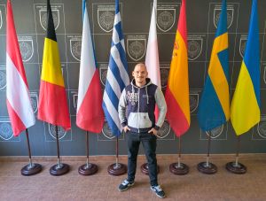 Mgr A. M. Lorek na stażu badawczym w Litewskiej Akademii Wojskowej im. gen. Jonasa Žemaitisa