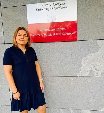 M.A. Barbara Liszkiewicz at the University of Ljubljana