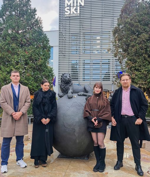 Reprezentanci Koła Naukowego KiE