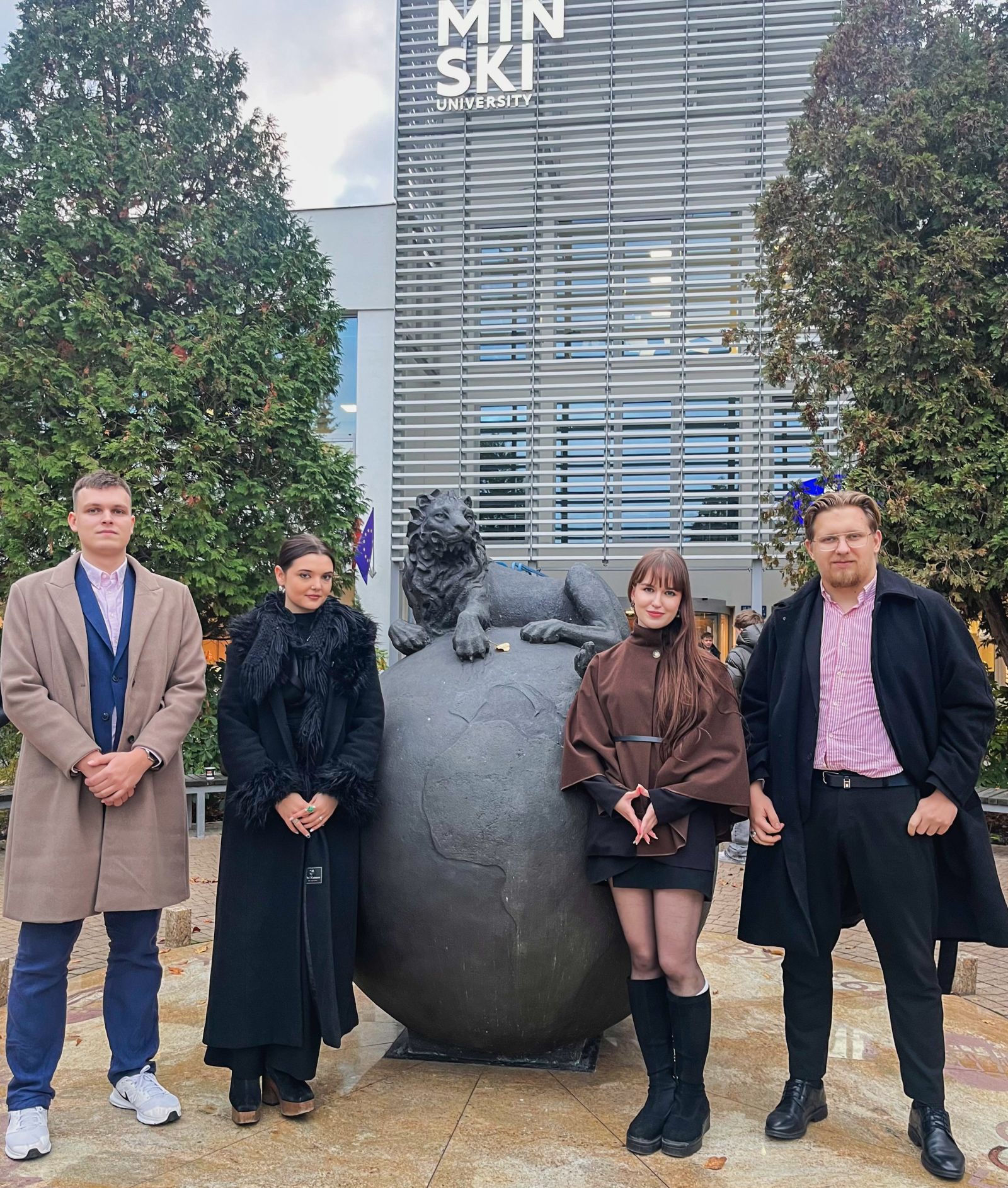 Reprezentanci Koła Naukowego KiE