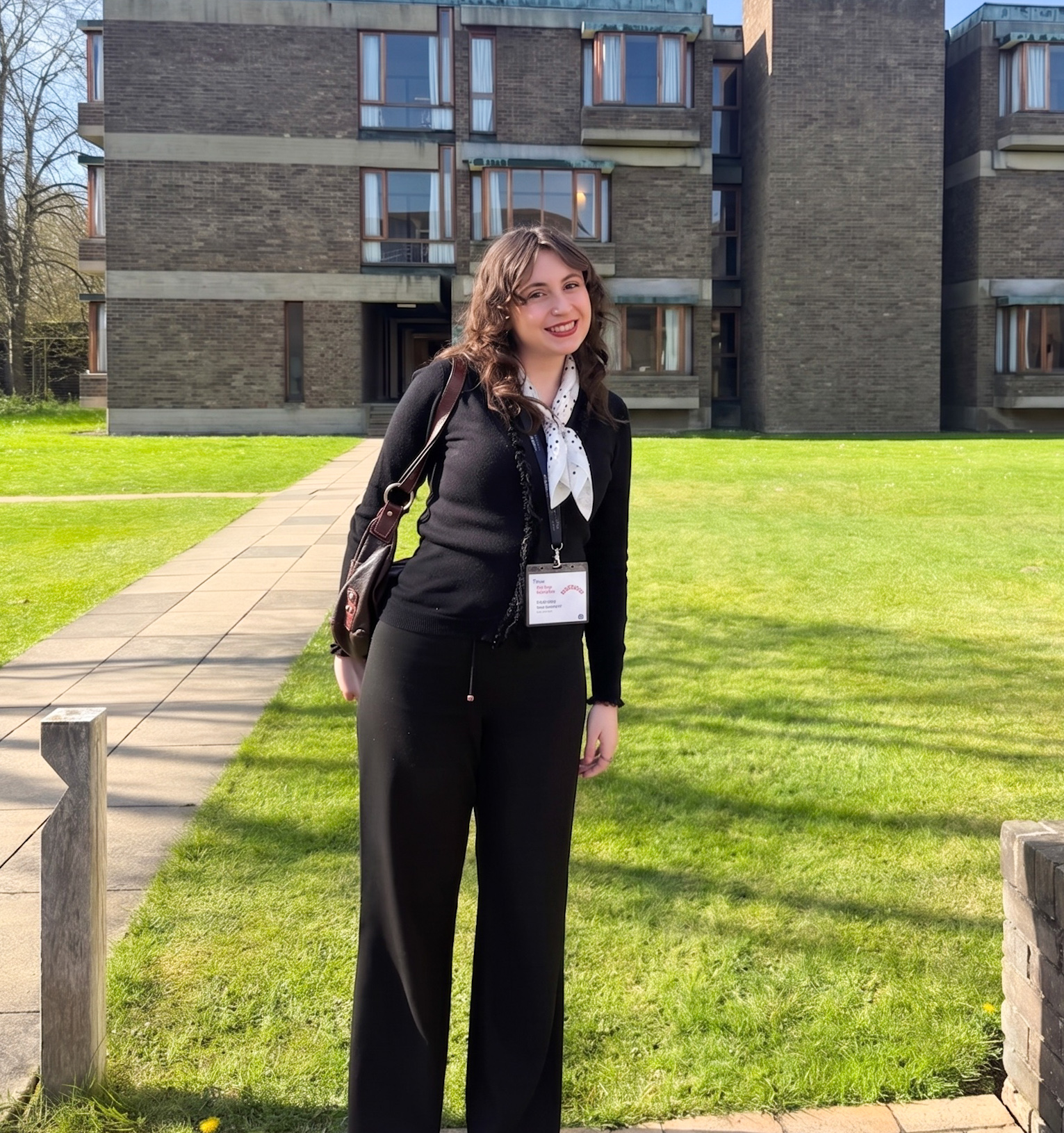 Studentka Joanna Sztanka na Uniwersytecie w Cambridge 