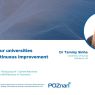 „Energising our universities through continuous improvement”