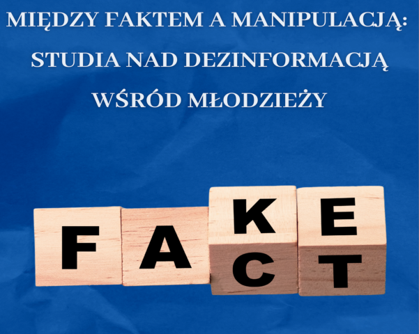 Okładka Między faktem a manipulacją