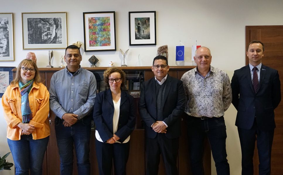 Przedstawiciele Universidad Estatal Amazónica (Ekwador) na WNPiD