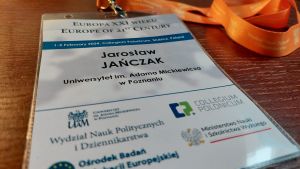 Wykład prof. Jańczaka podczas konferencji Europa XXI wieku