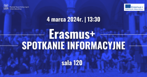 Erasmus +: Spotkanie informacyjne