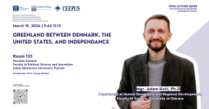 Open Lecture Series: GREENLAND BETWEEN DENMARK, THE UNITED STATES, AND INDEPENDANCE