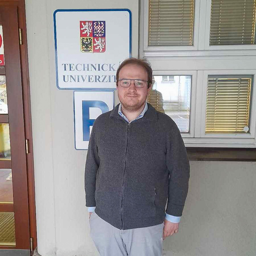MA Marcin Wochelski at the Technical University of Liberec