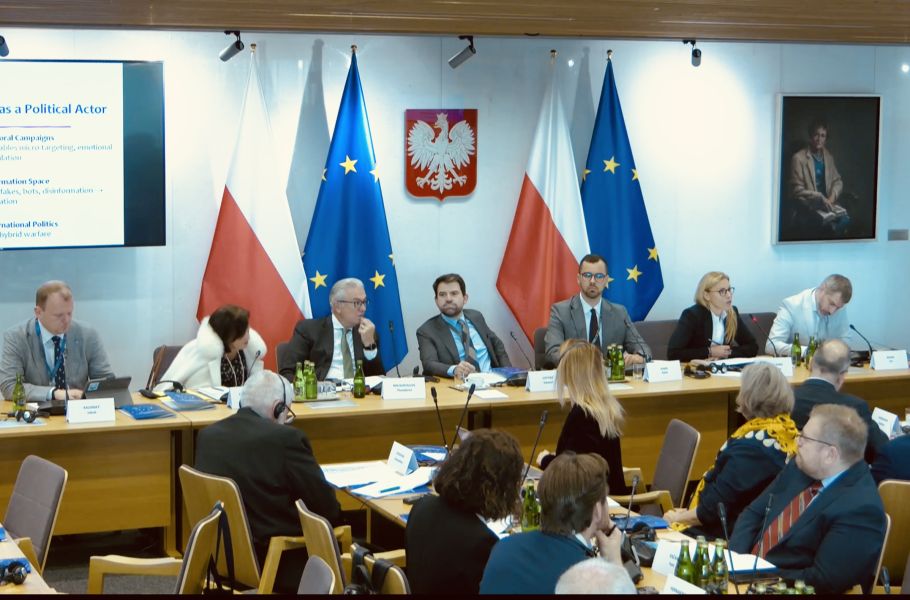 Prof. M. Musiał-Karg na międzynarodowej konferencji w Sejmie RP