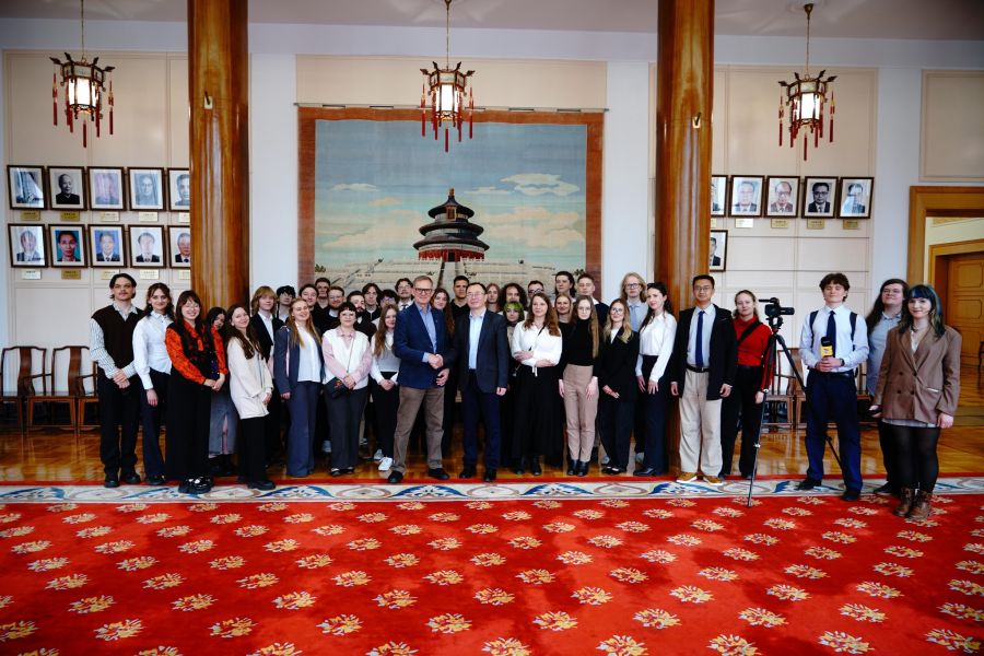 Studenci WNPiD z wizytą w Ambasadzie Chińskiej Republiki Ludowej w Warszawie