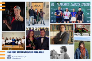 Rok z życia naszych studentów – sukcesy studentów WNPiD w roku akademickim 2022/2023 