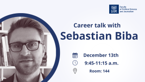 Career talk with Sebastian Biba