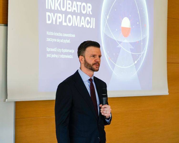 Spotkanie z p. Adamem Krzywosądzkim z Departamentu Spraw Globalnych