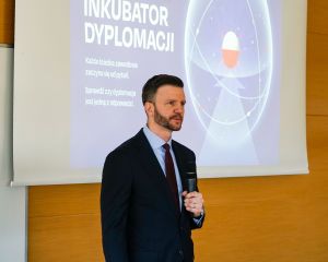 Spotkanie z p. Adamem Krzywosądzkim z Departamentu Spraw Globalnych