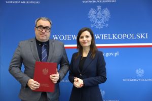 Prof. UAM dr hab. Szymon Ossowski i Wojewoda Agata Sobczyk