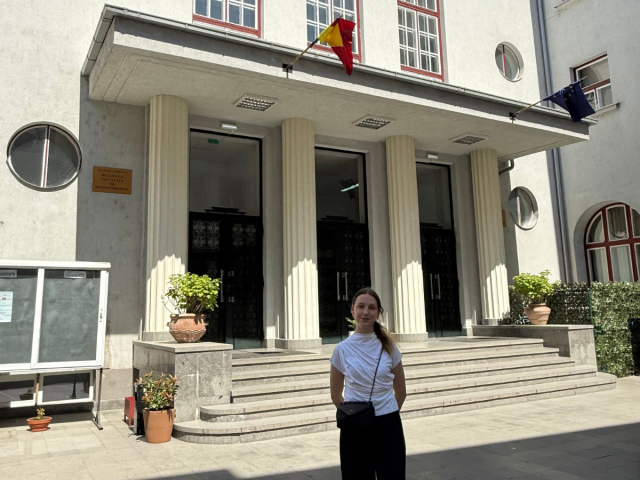 Studentka WNPiD UAM na miesięcznej wymianie międzyuczelnianej na Uniwersytecie Babeș-Bolyai w Klużu-Napoce w Rumunii