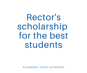Rector's Scholarship for the best students