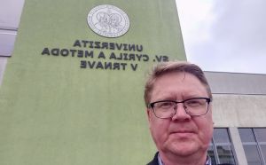 Wizyta Prof. Jarosława Jańczaka na Uniwersytecie w Trnawie