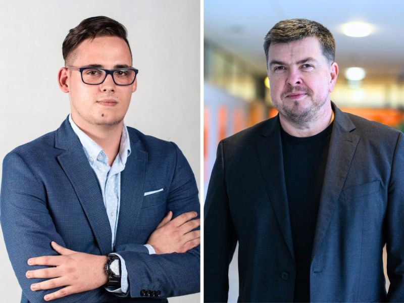 Dr Maciej Górny i Prof. UAM dr hab. Krzysztof Hajder