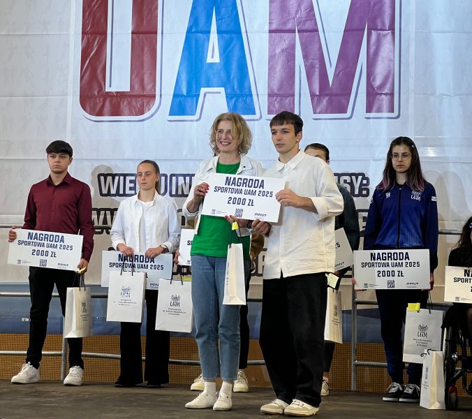 Laureaci stypendium sportowego Fundacji UAM