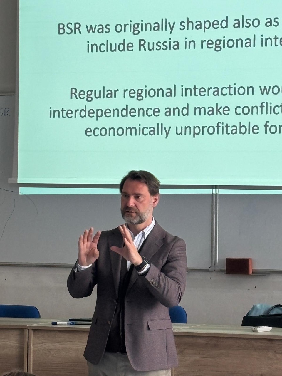 Prof. Tomasz Brańka at Babeș-Bolyai University