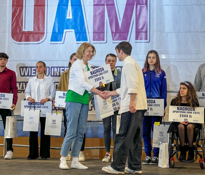 Laureaci stypendium sportowego Fundacji UAM