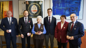Prof. Andrzej Stelmach z medalem Pro Patria 