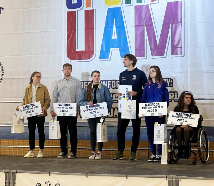 Laureaci stypendium sportowego Fundacji UAM