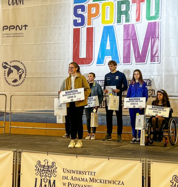 Laureaci stypendium sportowego Fundacji UAM